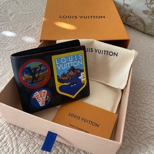 COPY - Authentic Louis Vuitton Damier Multiple Patches Graphite Alpes Story Wal…